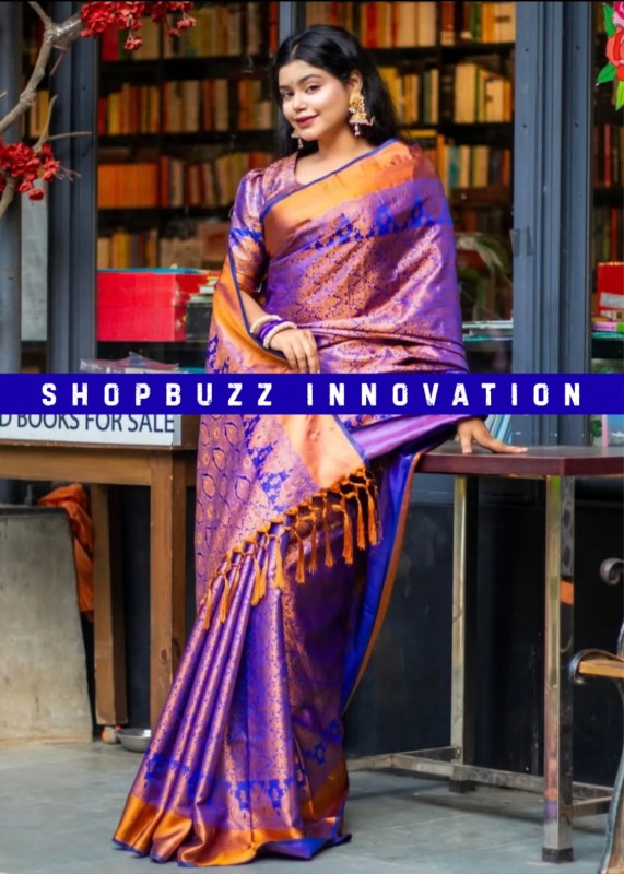 কাঞ্জিপুরাম সফট সিল্ক কাতান শাড়ি