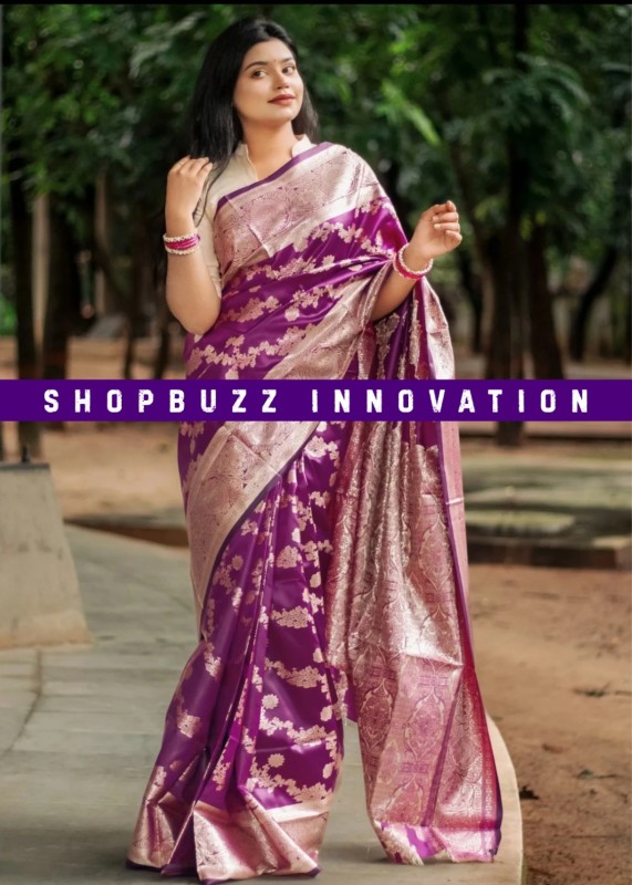 সফট সিল্ক বেনারসি কাতান শাড়ি